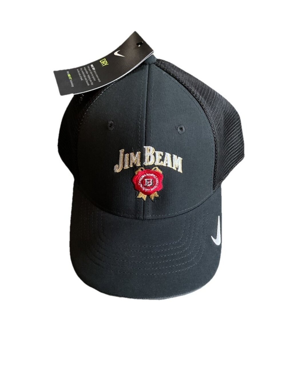 Nike NWT Jim Beam Nike Hat Black Golf Trucker Hat